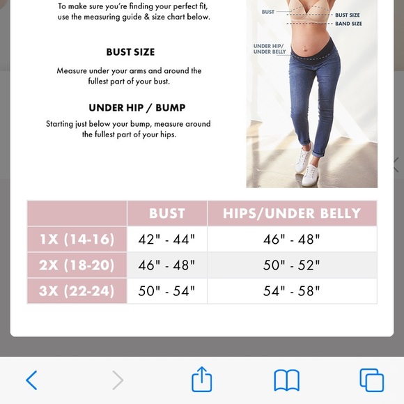 Indigo Blue Side Panel Crop Maternity Jeans NWT Z - Picture 16 of 16